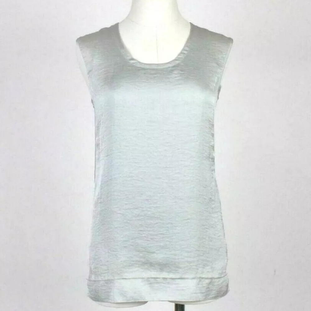 Helmut Lang silver tunic shirt